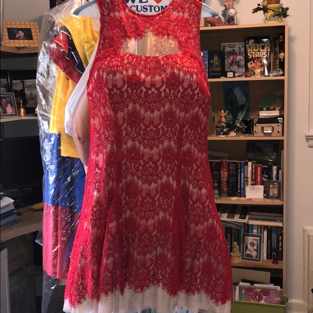 Formal red dress